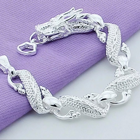Accessories Sterling Silver Dragon Bracelet Poshmark